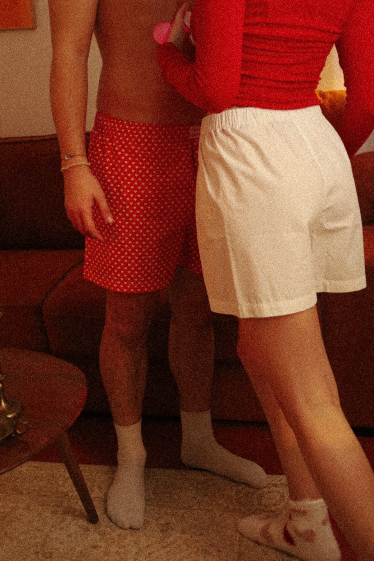 Milky Pilot Boxer Shorts 🥛 Red Bows