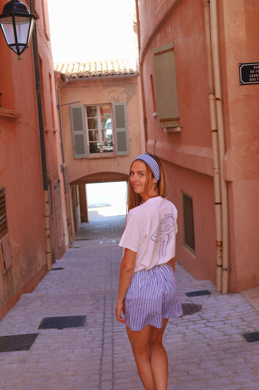 Caleçon Pilote Rayures azur 🌊