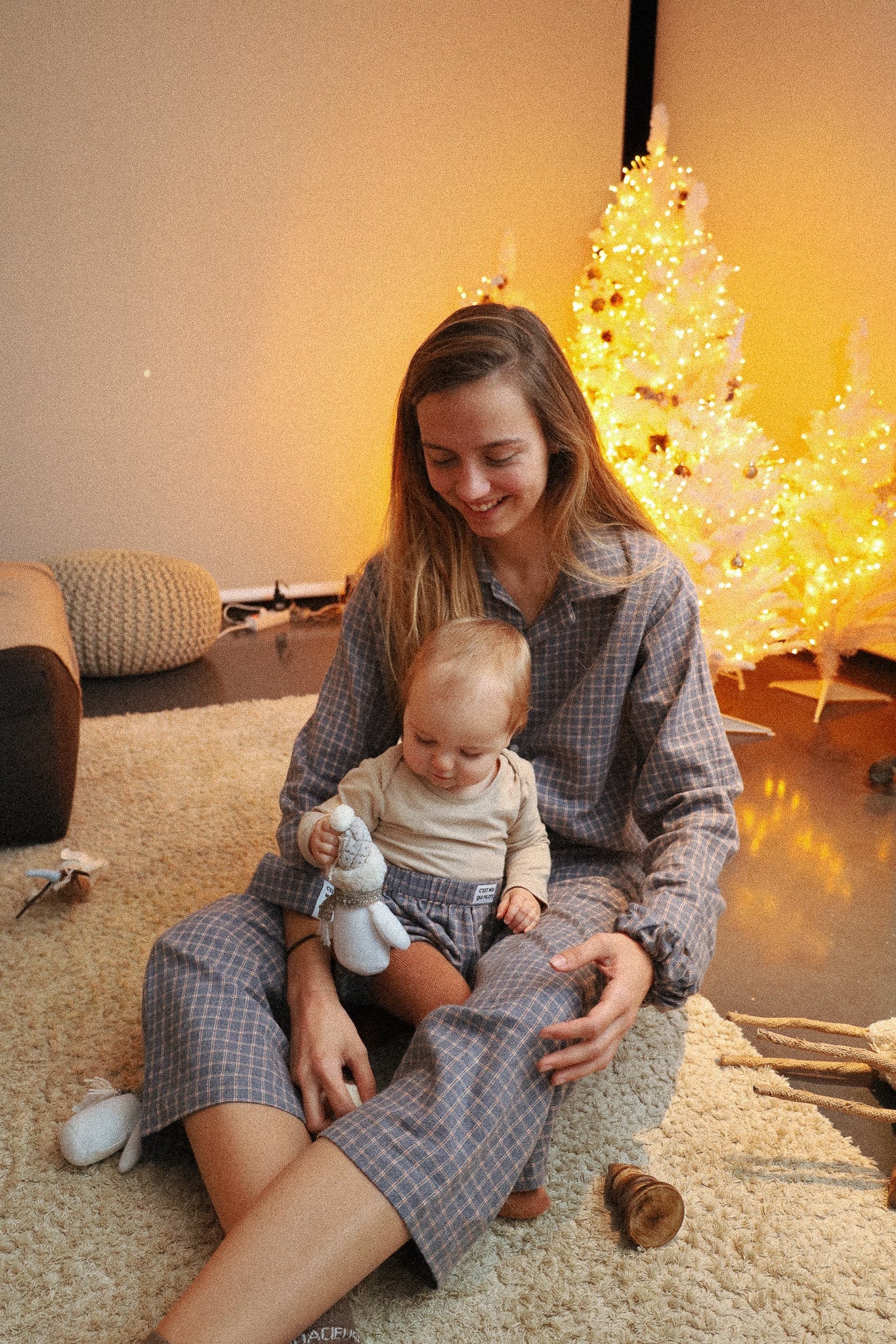 Bloomer bébé Petits carreaux mistigri C'est moi qui pilote