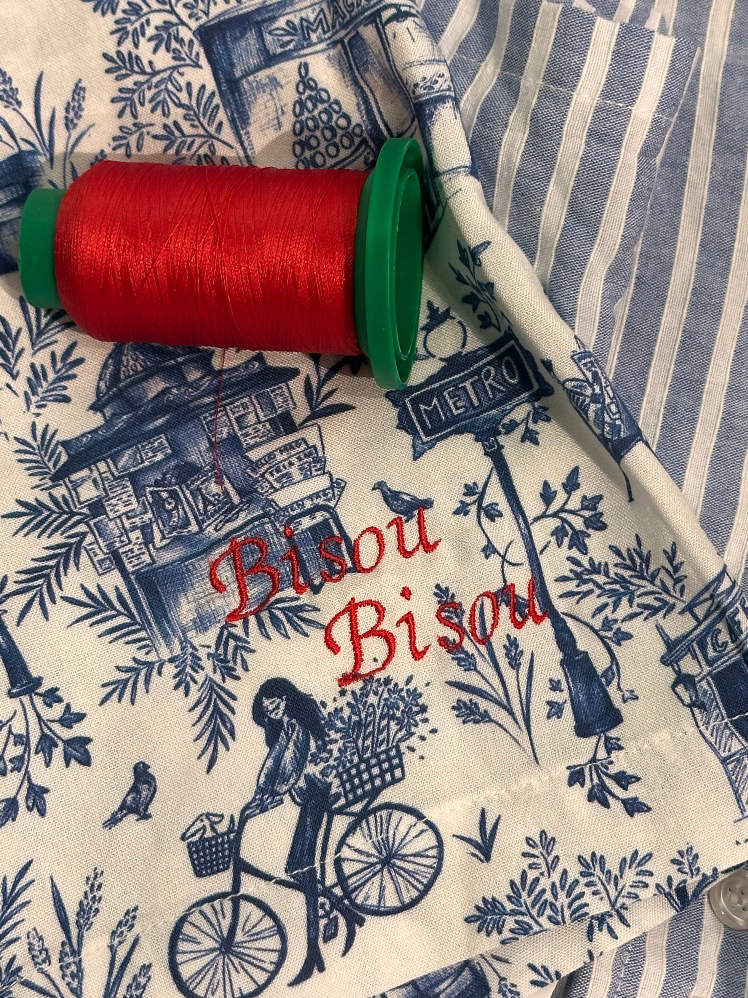 Broderie personnalisée 🧵 C'est moi qui pilote