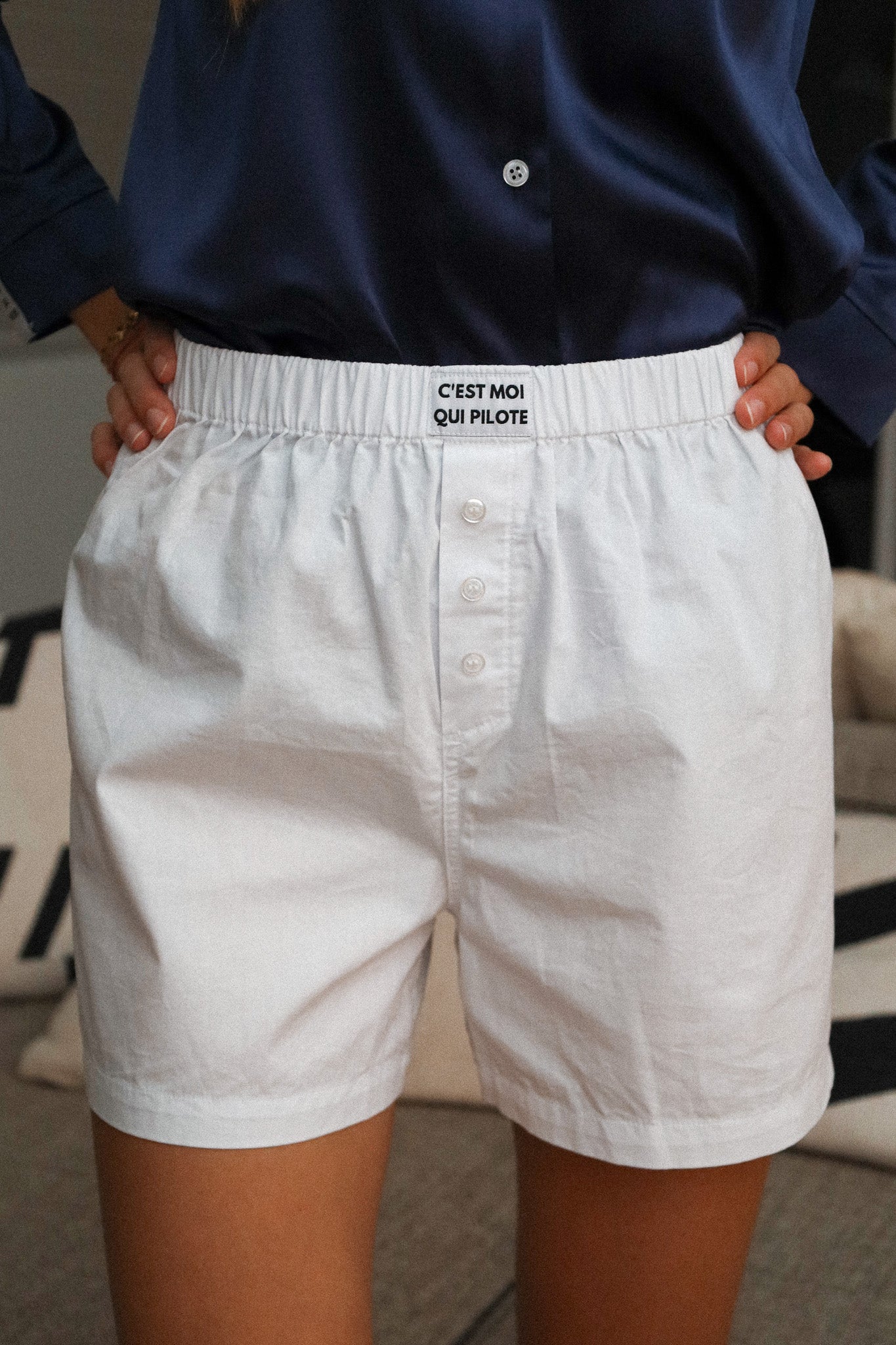 Milky Pilot Boxer Shorts 🥛
