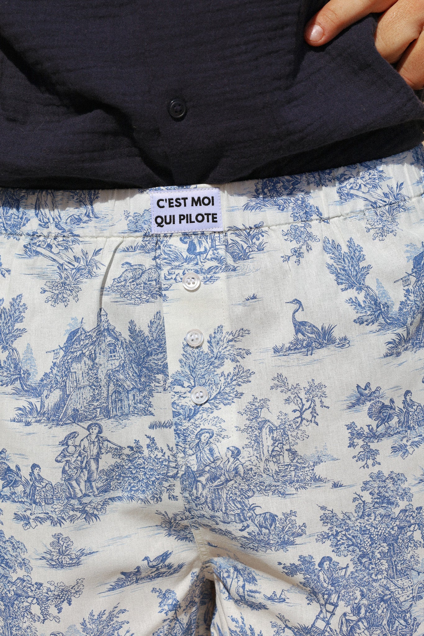 Jouy Bauernnachtunterhose