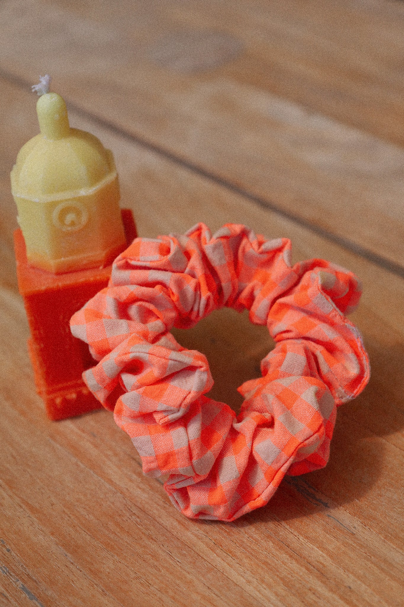 Chouchou Vichy Orange Sanguine