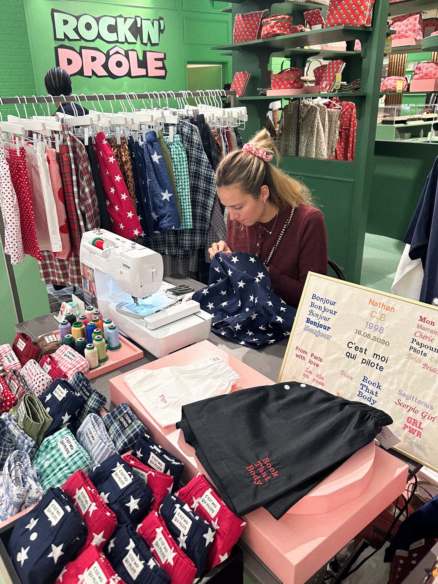 Broderie personnalisée 🧵 C'est moi qui pilote