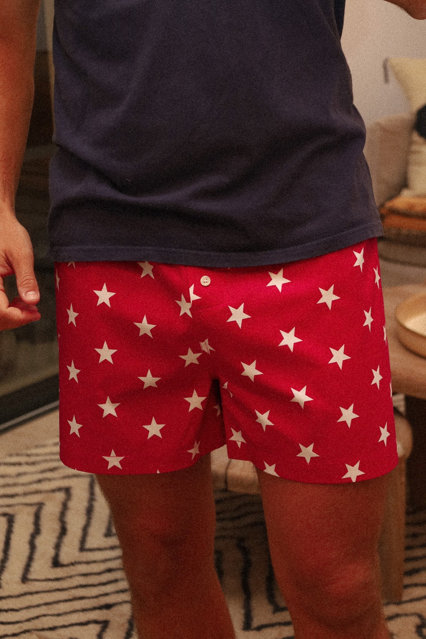 Caleçon Pilote Étoiles rouge C'est moi qui pilote