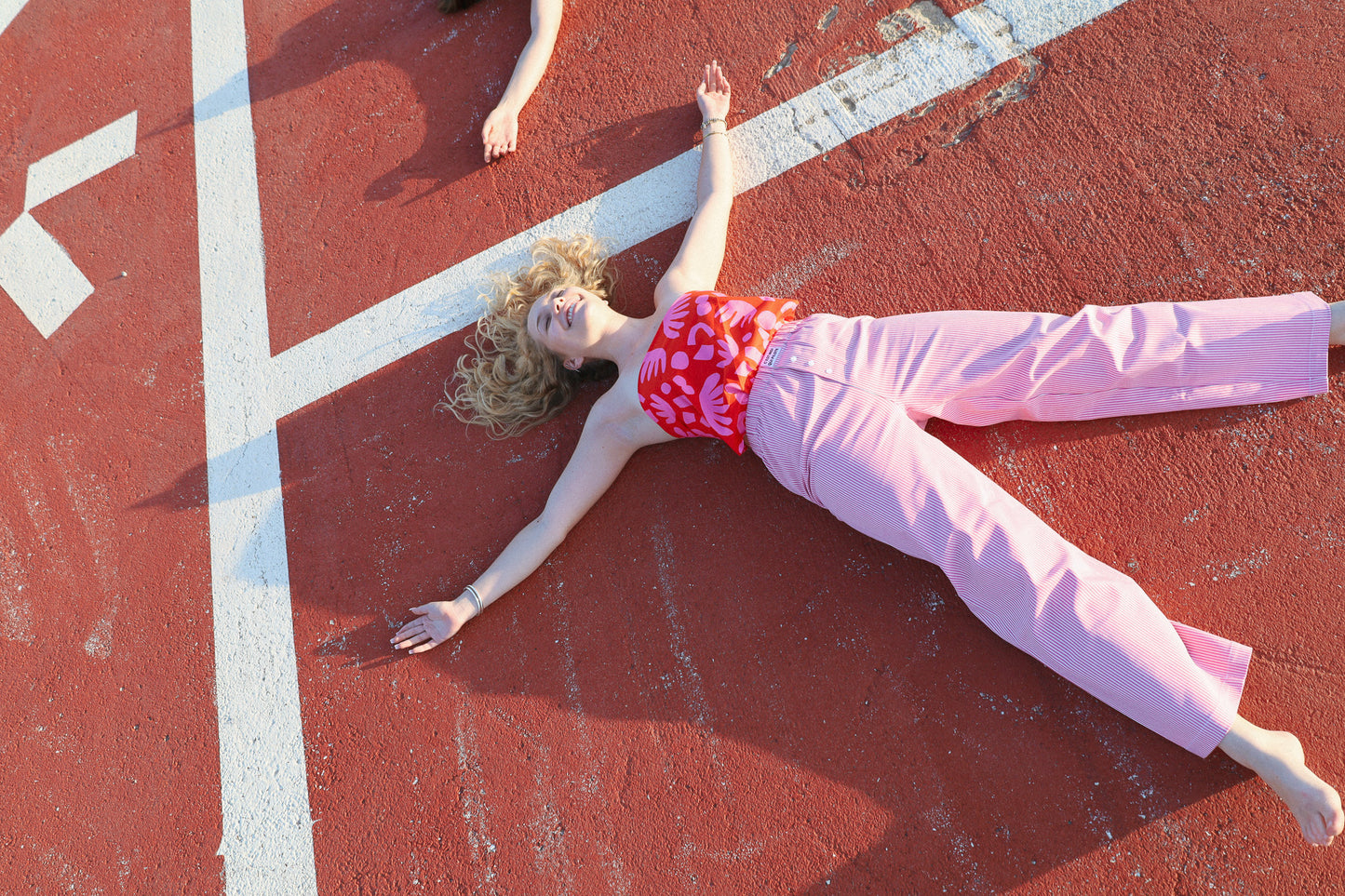 Pink Stripe Pilot Pants