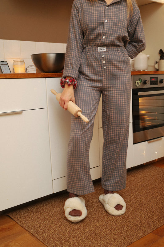 Pantalon Pilote Petit carreaux mistigri