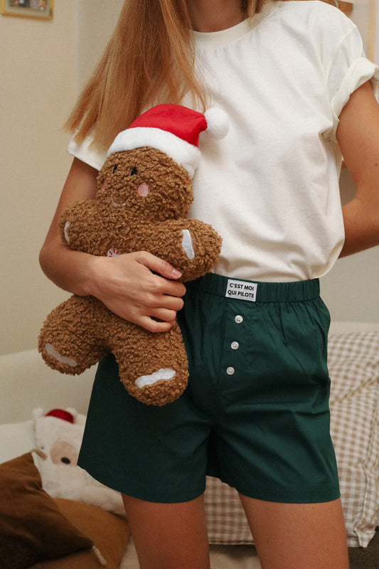 Caleçon pilote vert sapin