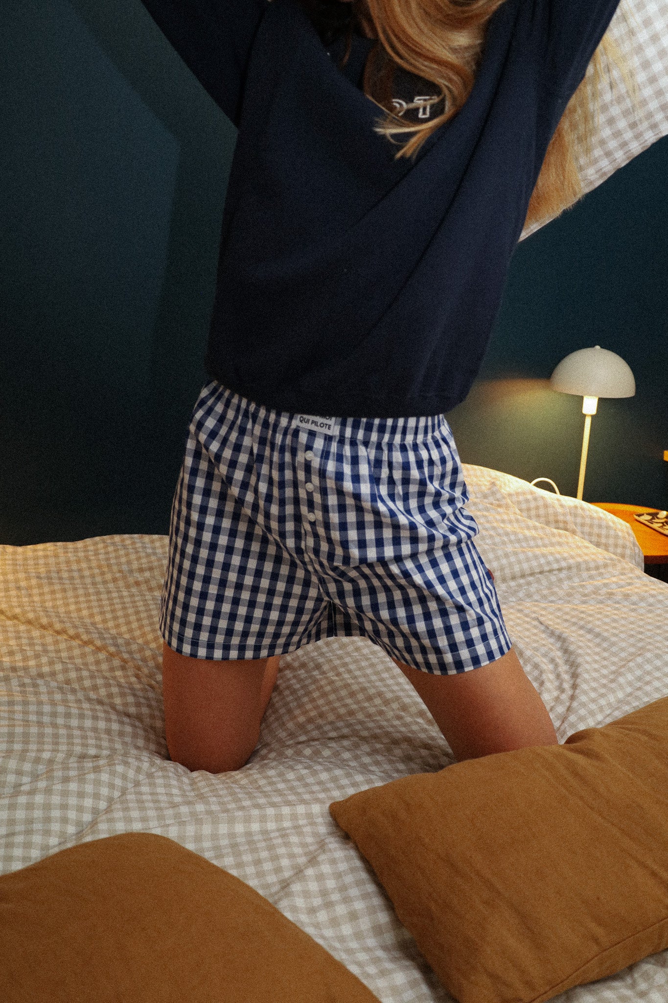 Vichy Navy Piloten-Boxershorts