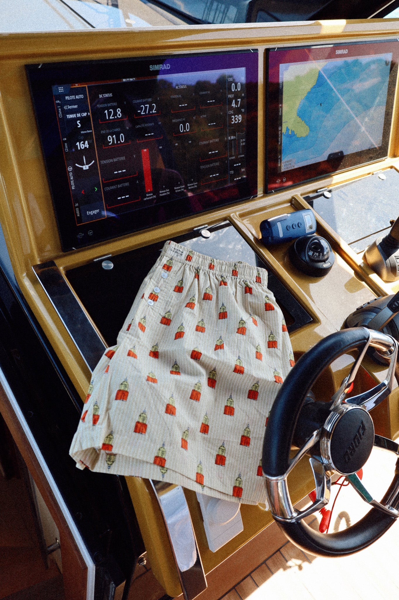 Caleçon Le clocher du Golfe C'est moi qui pilote