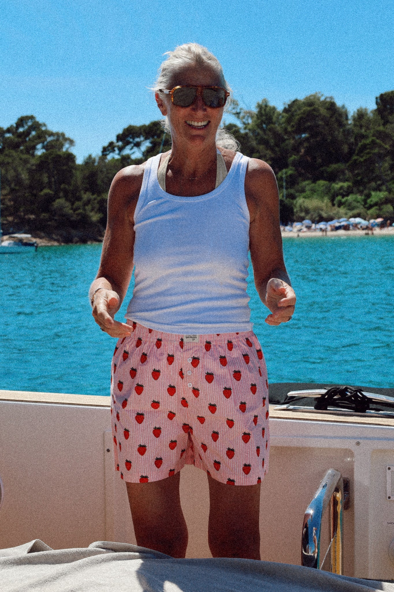 Caleçon Charlotte aux fraises C'est moi qui pilote