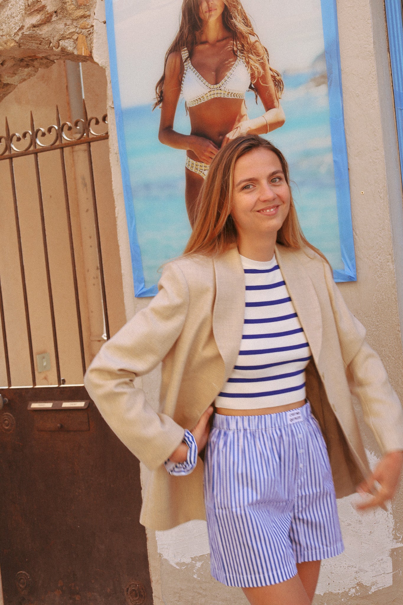 Azure Stripes Pilot Boxer Shorts 🌊 