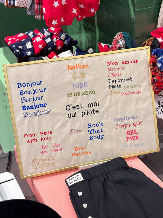 Broderie personnalisée 🧵