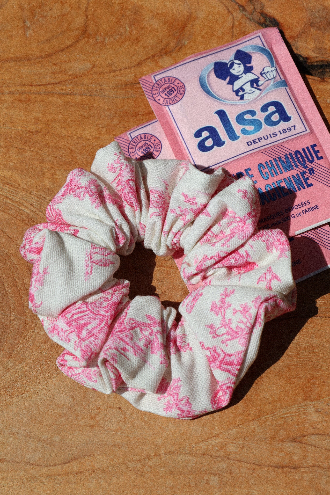Chouchou Toile de Jouy