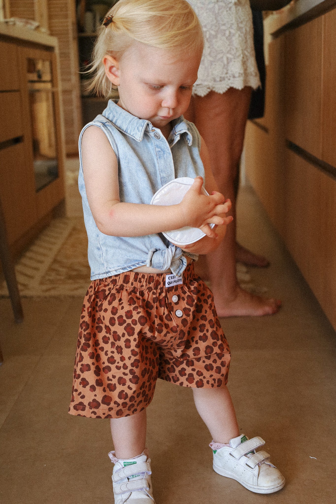 Caleçon Pilote Enfant léopard