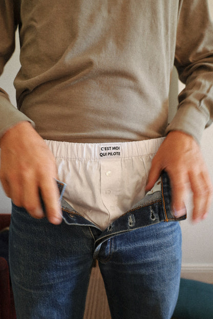 Milky Pilot Boxer Shorts 🥛