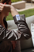 Pantalon pilote satin Marron glacé C'est moi qui pilote