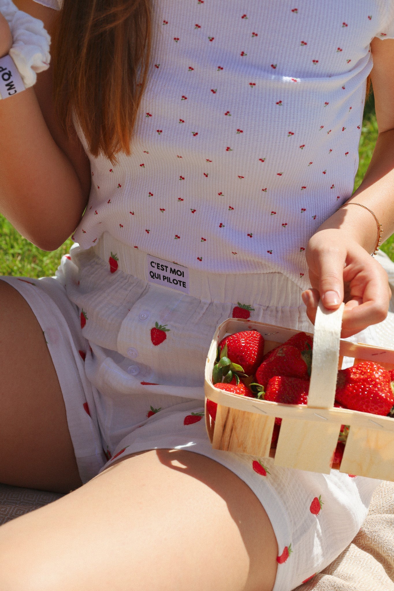 Caleçon Pilote Charlotte aux Fraises C'est moi qui pilote