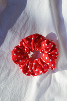 Chouchou Donut Saint-Valentin rouge C'est moi qui pilote