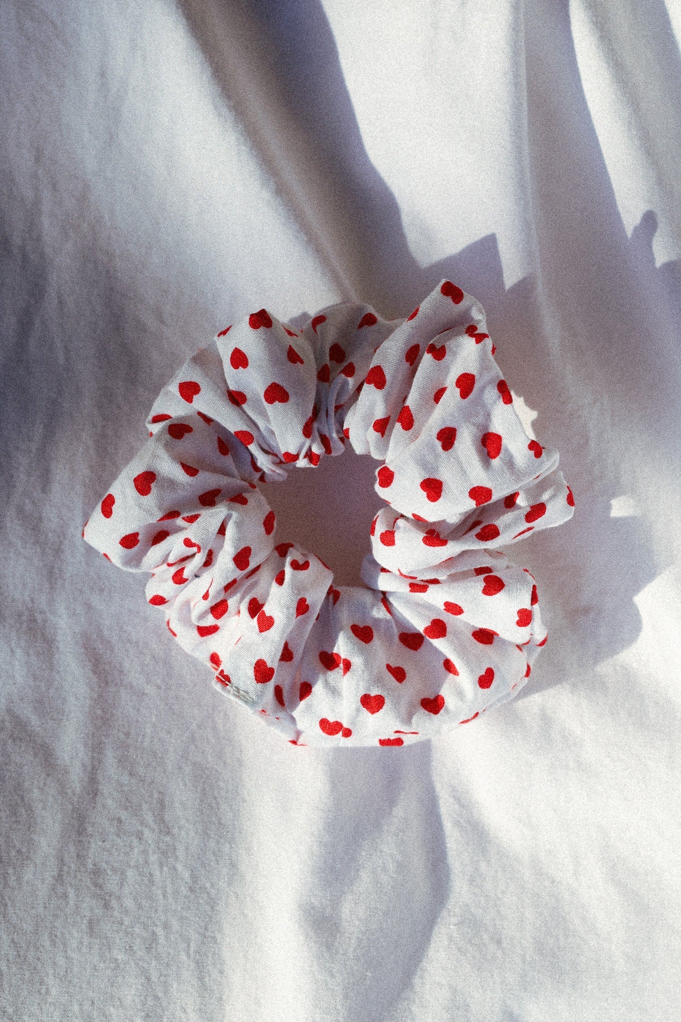 Chouchou Coeur blanc chéri C'est moi qui pilote