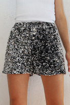 Caleçon pilote velours sequins silver C'est moi qui pilote