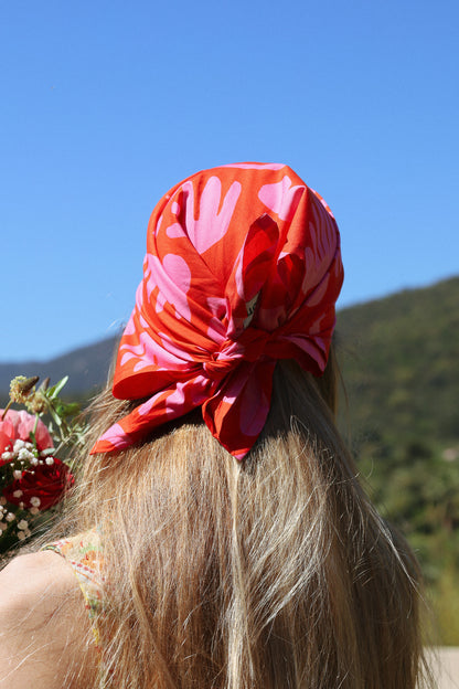 Bandana Top Céramique rouge rose