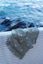 Caleçon kids Broderie palmitos olive C'est moi qui pilote