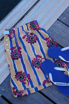 Caleçon Rayures en fleurs collaboration Liberty Fabrics C'est moi qui pilote