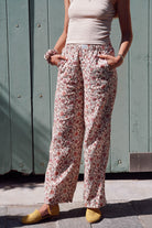 Pantalon femme Botanique beige C'est moi qui pilote