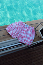 Bloomer bébé Vichy rosé piscine C'est moi qui pilote