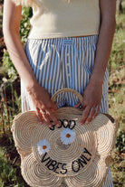 Pantalon femme Rayures parasol olive C'est moi qui pilote